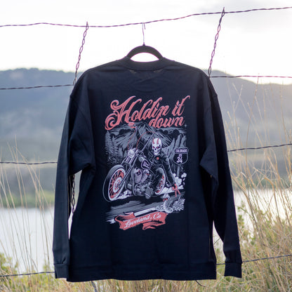 Holdin' It Down Heavy Long Sleeve T