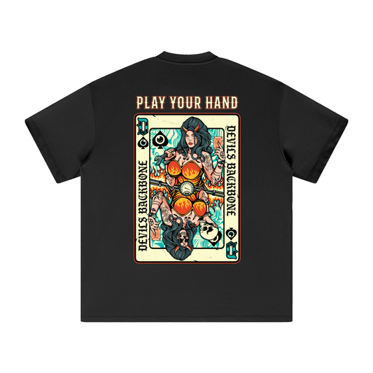 Play Your Hand Heavyweight T