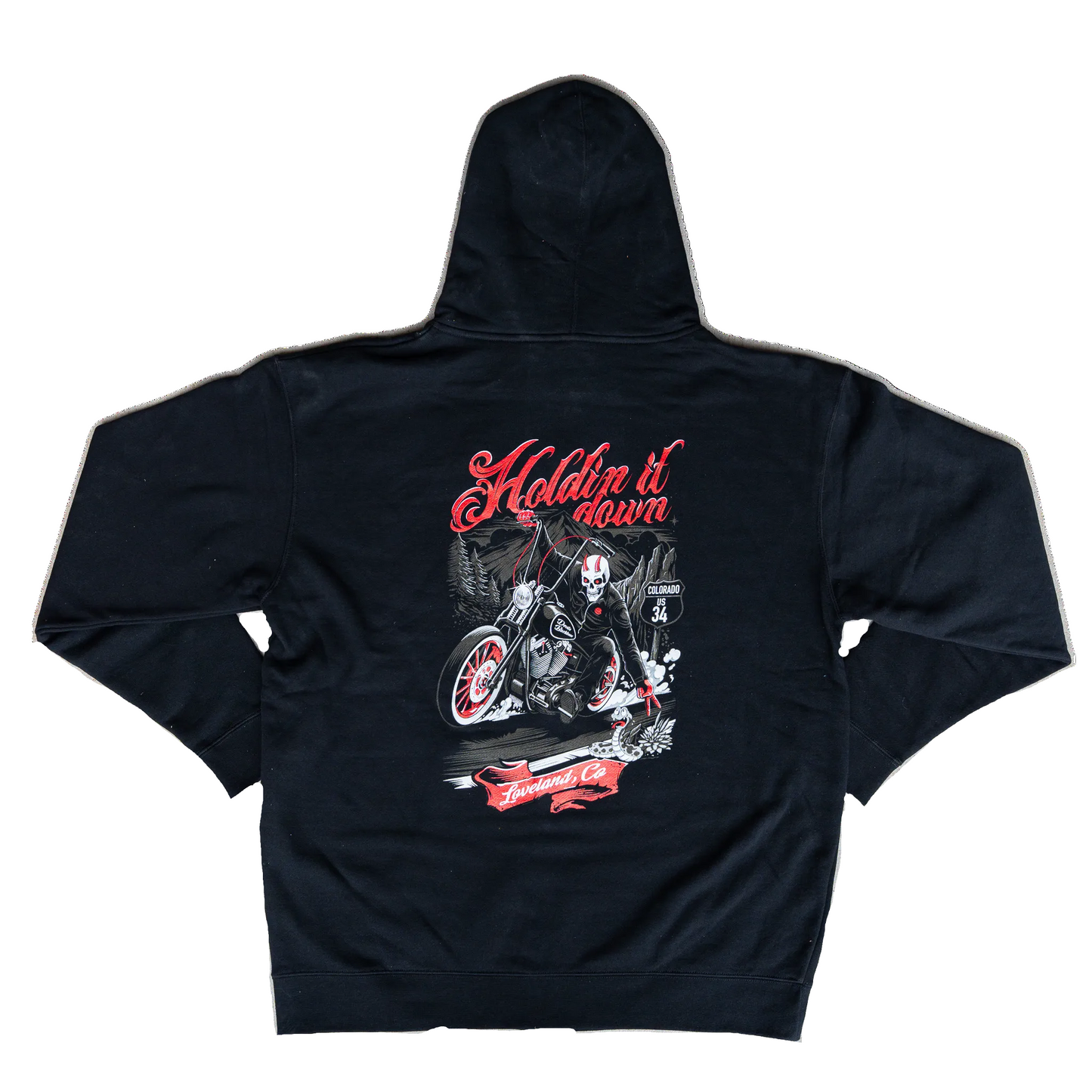 Holdin' It Down Mid-Weight Zip Hoodie