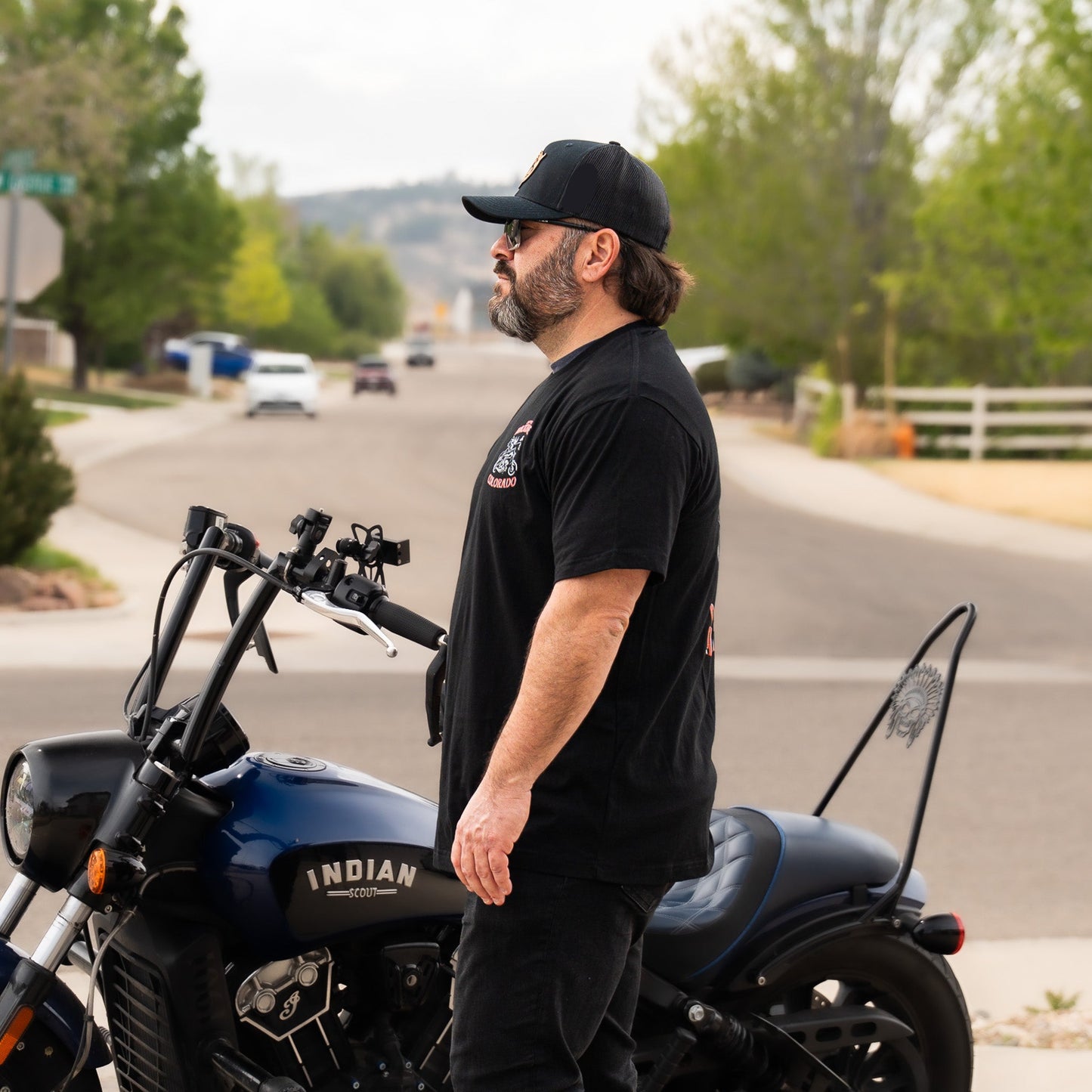Pumpin' Gas Black Mid-Weight T