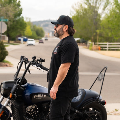 Pumpin' Gas Black Mid-Weight T