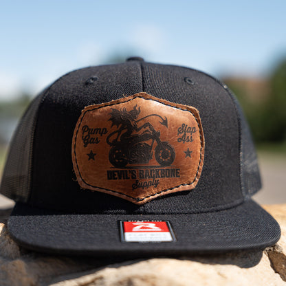 Jimmy C Custom Leather Hellcat Trucker