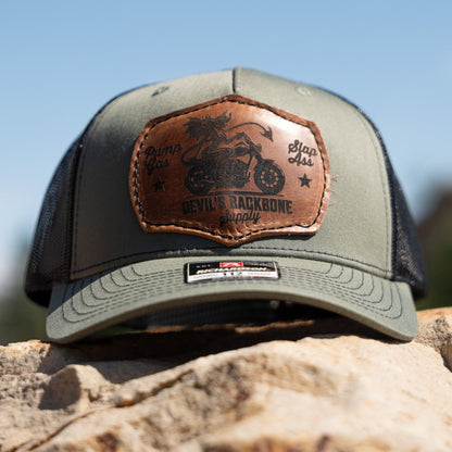 Jimmy C Custom Leather Hellcat Trucker