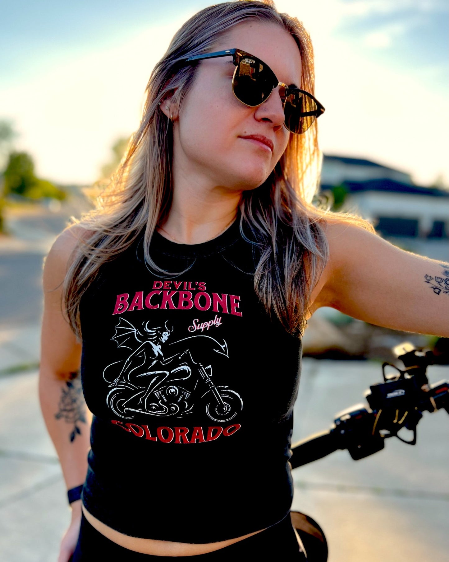 Hellcat Black Stretch Tank