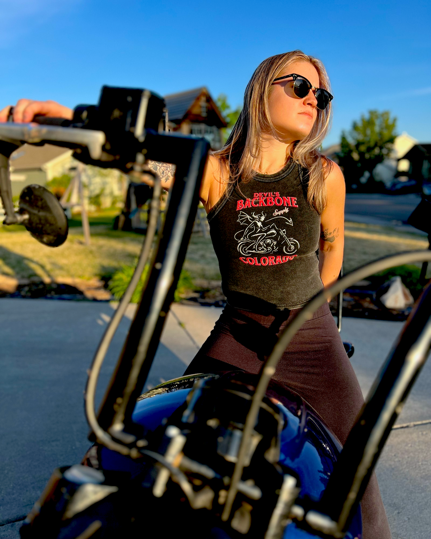 Hellcat Black Stretch Tank