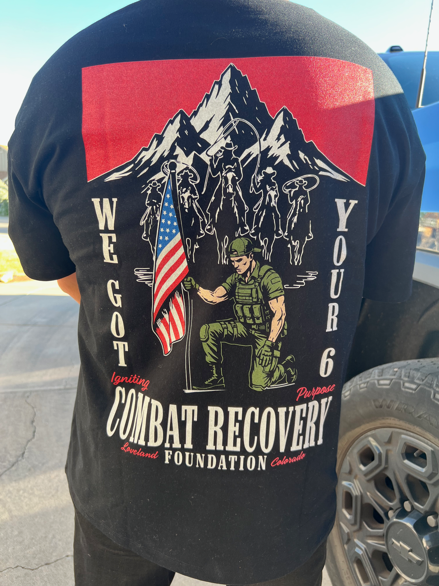 CRF We Got Your 6 Heavy T